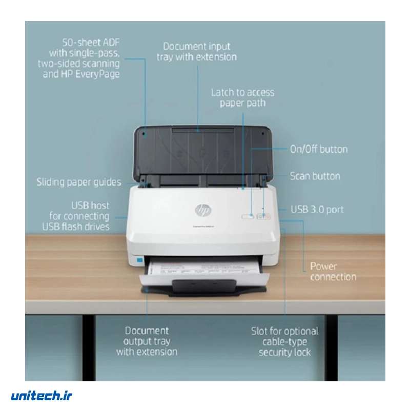 اسکنر اچ‌پی مدل ScanJet Pro 3000 s42